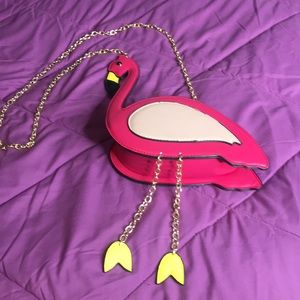 Pink flamingo bag